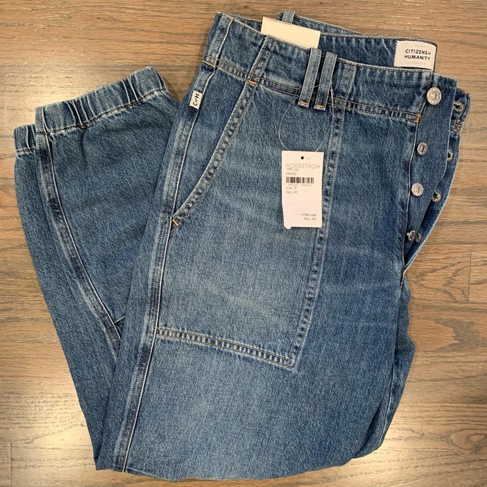 Citizens of Humanity Agni Slim Fit Utility Organic Cotton Jeans